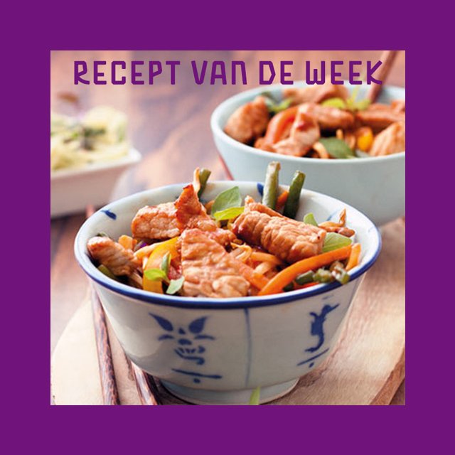Recept van de week!  bit.ly/2Ekj8BU 
#sweet #sour #noodles #pork #veggies