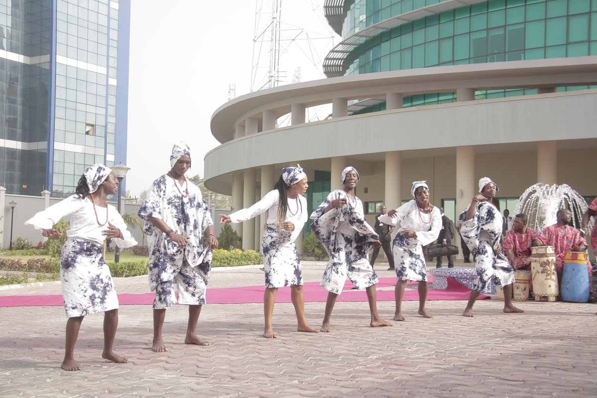 SQL_Events's tweet photo. These Dexterous Bata Dance Troupe were on ground to welcome guests as they arrived. https://t.co/LjPUClVfns