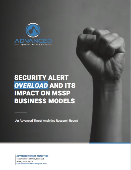 The results are in! <a href="/Advanced_Threat/">Threat Analytics</a> surveyed #MSSPs on alert overload and its impact on #SOCs. Read the release at bit.ly/2nZv4SA &amp; download the report at bit.ly/2BohqRi #cybersecurity #infosec