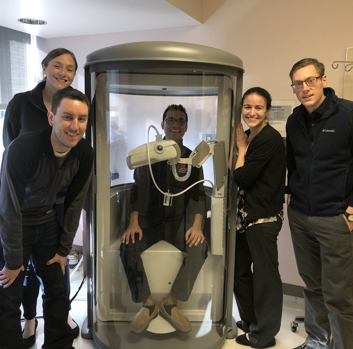 #CHESTChallenge2018 <a href="/accpchest/">CHEST</a> <a href="/OhioStateMed/">The Ohio State University College of Medicine</a> #OSUPulmonary fellows at the PFT lab. Thankful our hard working and reliable respiratory therapists!