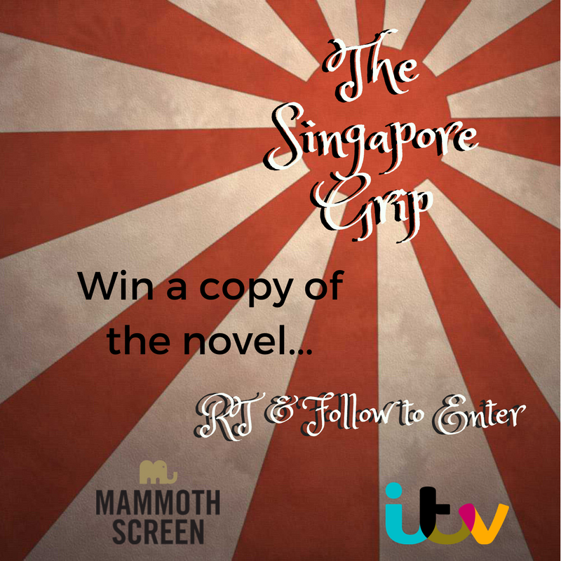 mammothscreen's tweet photo. We're excited to announce our latest commission from @ITV #TheSingaporeGrip adapted by Christopher Hampton from J.G. Farrell’s classic novel!
 
To celebrate, we’re giving you the chance to win a copy of the novel – simply follow us + RT this post to enter! Ends 14.02.18. UK ONLY https://t.co/9qmgjyJRsb