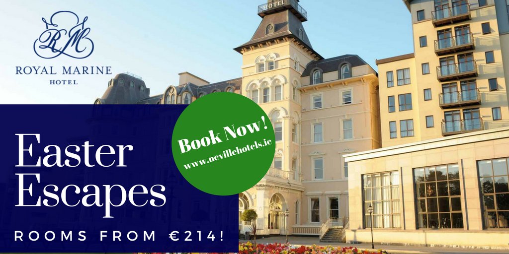 NevilleHotels's tweet photo. Fancy a getaway this Easter. Look no further than @royalmarine we have grt B&B offers just for you! We look forward to seeing you soon :) Carmel
https://t.co/ANPhYYQC1D
@royalmarine #easterholidays #easterescapes #eastergetaway #roomoffers #hotelsindublin #nevillehotels https://t.co/UYF02cZfpN