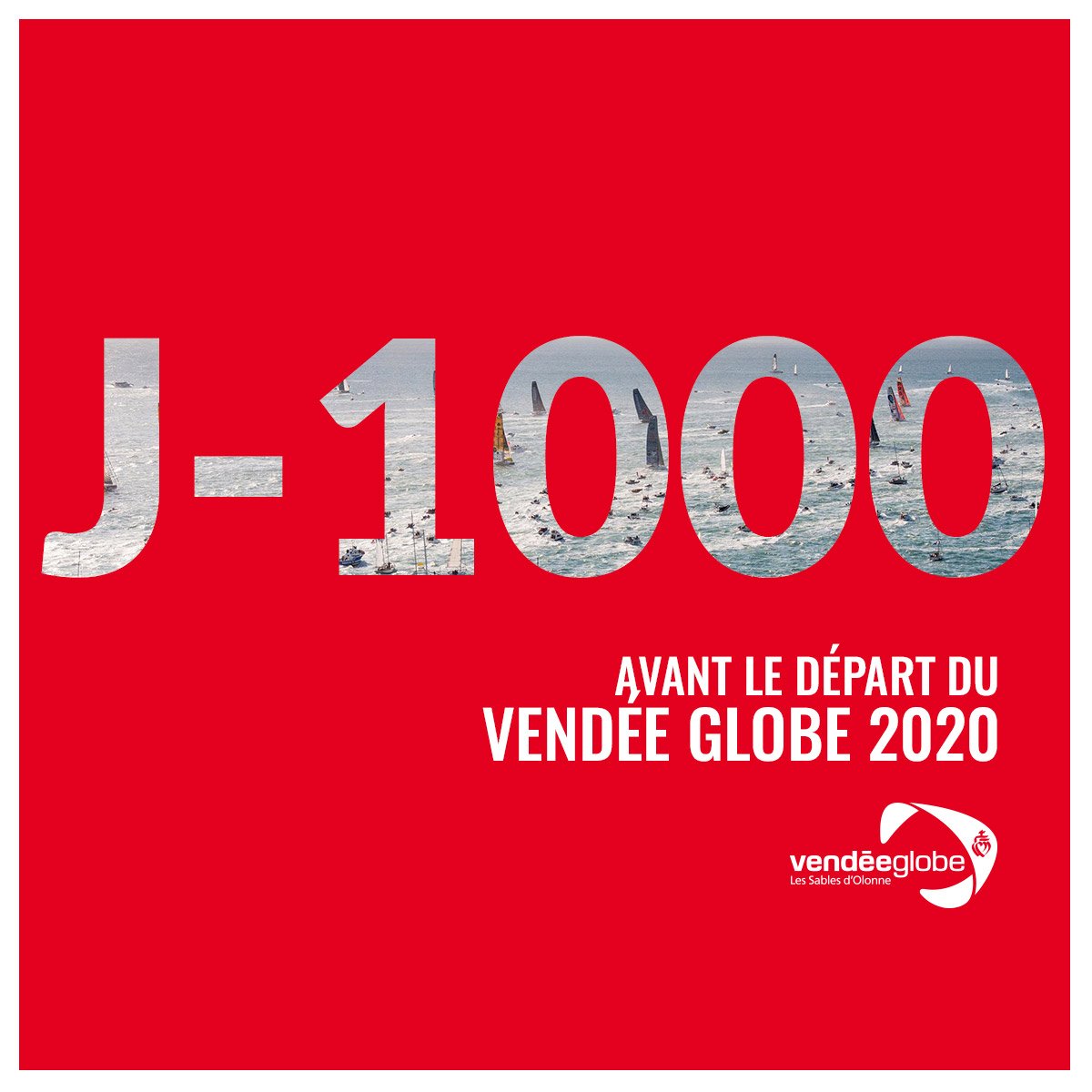 J-1000 avant le début de l'aventure ! Le dimanche 8 novembre 2020 aura lieu le départ de la 9e édition du Vendée Globe. Serez-vous avec nous sur la ligne du départ ? ;) 

#VG2020 #Sailing #Course