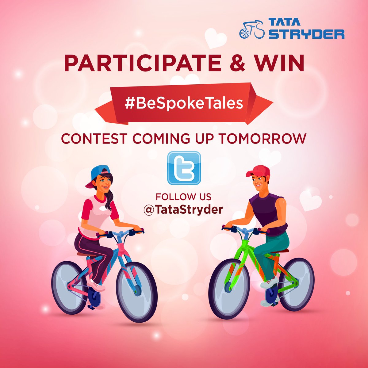 Spend quality time with your loved ones while pedaling towards fitness. Let’s share our love towards #cycling and participate in #BeSpokeTales #Contest

#ValentinesDay