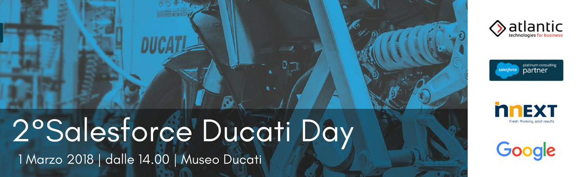 Innext_'s tweet photo. #SaveTheDate
Quali sono i vantaggi della partnership tra Salesforce e Google? Questo e molto altro potrete scoprirlo solo al Salesforce Ducati Day, il 1 Marzo, nel suggestivo Museo Ducati 🏍️ Scoprite di più e unitevi a noi: https://t.co/Co7I93AQvp https://t.co/mZaaTpzCRP