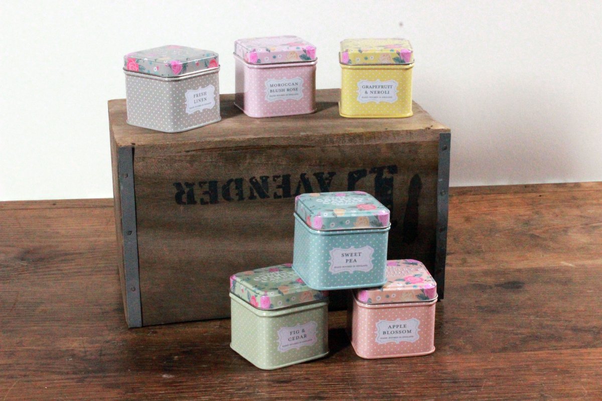 These sweet little candles are perfect for spring with beautiful floral fragrances in a vintage keepsake tin 💐

#vintagefloral #candles #countrycandle #keepsaketin #madeinbritain #fragrance #spring #floral #vintage #flowers