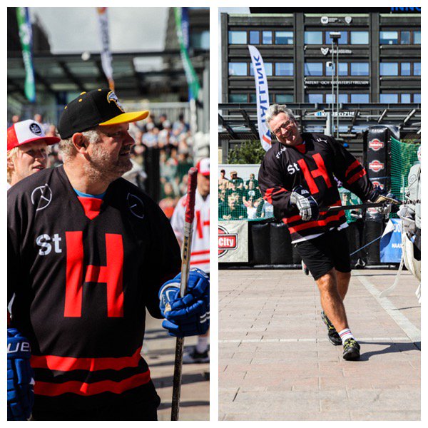 Congratulations to #streethockeysm All Star game 2017 guests of honour <a href="/tikitalk10/">Esa Tiki Tikkanen</a> and <a href="/NHLAnderson9/">Glenn Anderson</a> for the #NHLGreatestTeam title <a href="/EdmontonOilers/">Edmonton Oilers</a> team 1984-85.