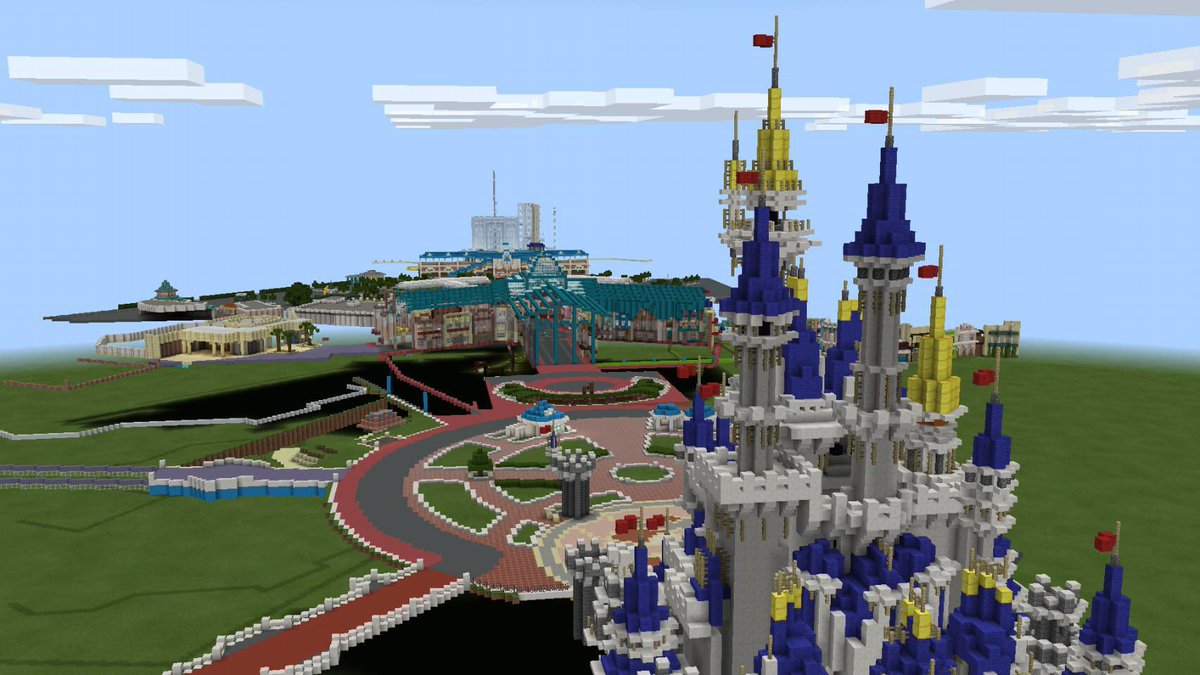 Uzivatel Minecraft Tdr Project Na Twitteru シンデレラ城があるとパーク感が出ますね 結構この角度好きな人多いんじゃないでしょうか Minecraft 東京ディズニーランド シンデレラ城 ワールドバザール トゥモローランド 全景 Tdr Tdl 再現