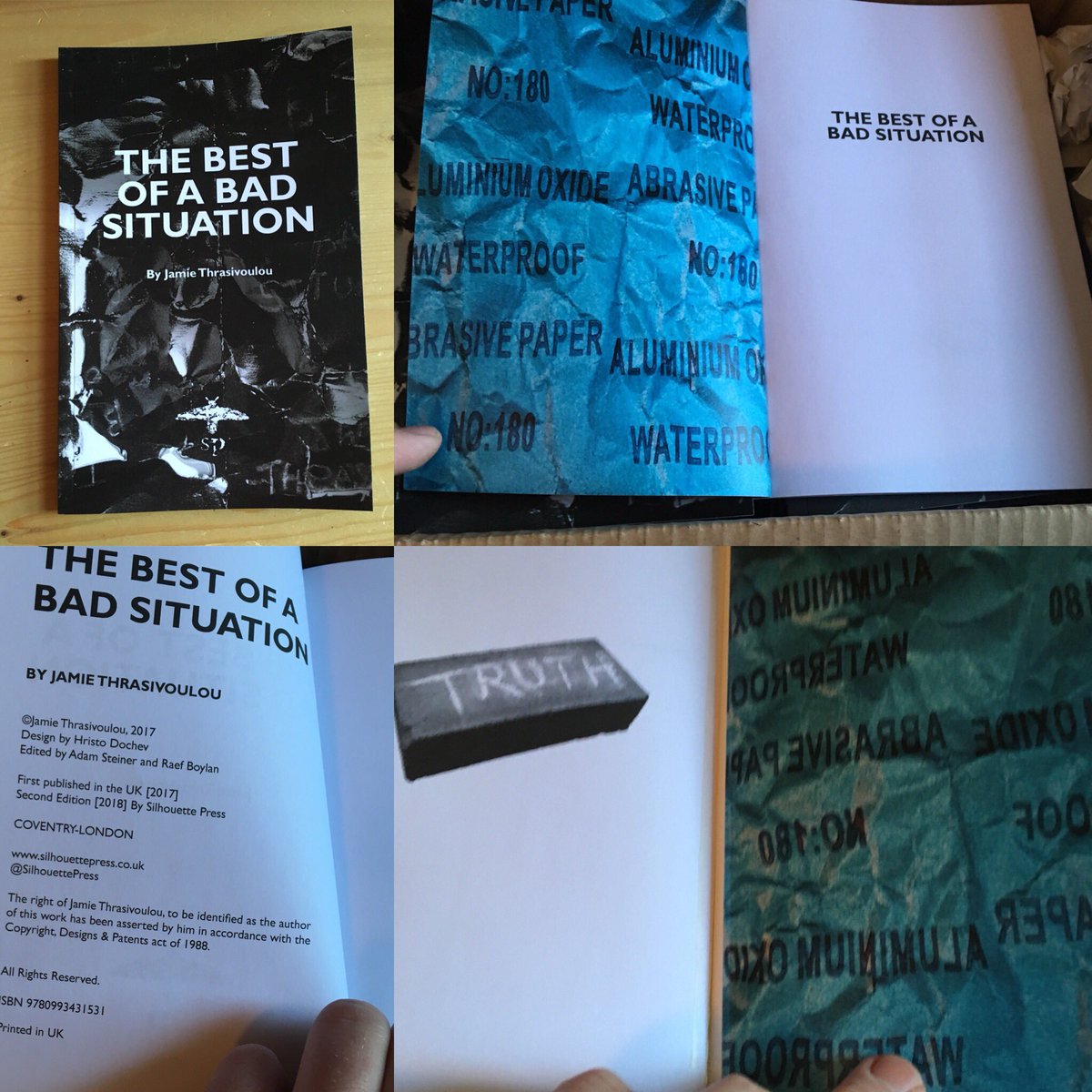 2nd edition of ‘The Best Of A Bad Situation’ has landed! Link to buy on my pinned tweet or DM me. 👊#workingclass #workingclasspoet #workingclasswriter #amreading #amwriting #poetry