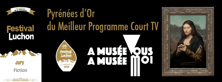 A Musée Vous, A Musée Moi a remporté ce weekend le Pyrénées d'Or du Meilleur Programme Court TV au <a href="/FestivalLuchon/">Festival de Luchon</a> ! 🏆 🎉
Une création originale @cocorico_prod  Un grand bravo à toute l'équipe.