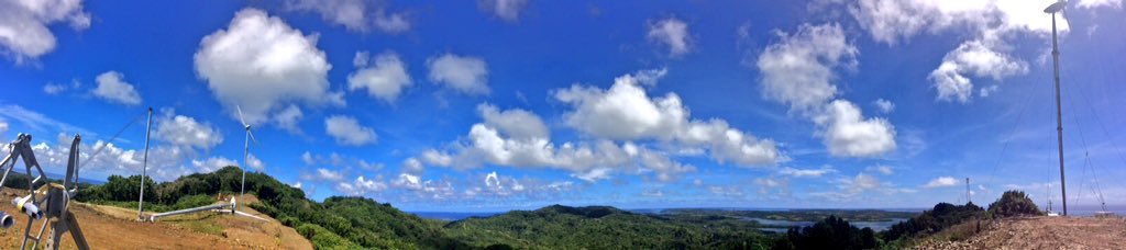 YapStateGovNews's tweet photo. #Yappening

The wind turbines are being prepared for the ribbon-cutting ceremony on Tuesday for the Yap Renewable Energy Development Project.

The event will be held at the YSPSC power plant.

#YSPSC #YapState #FSMicronesia #ADB #RenewableEnergy #Milestone https://t.co/T3kiwUXvMP