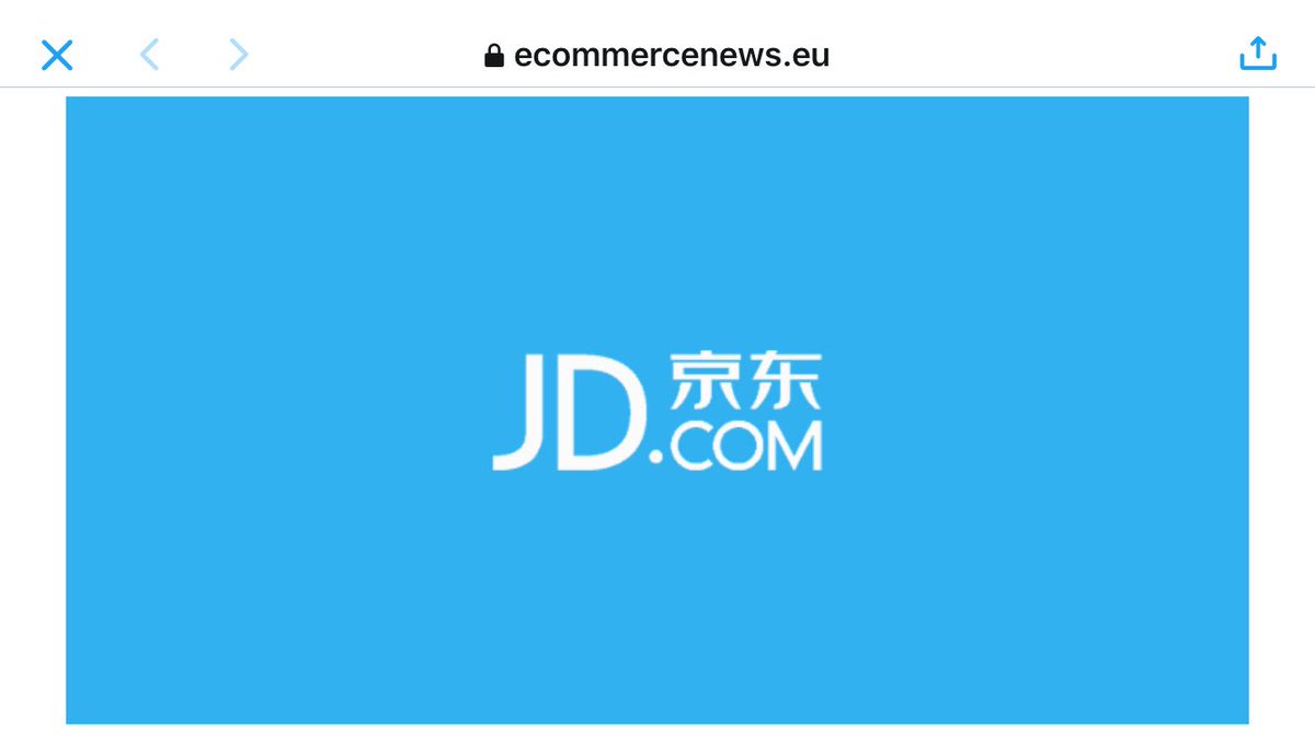 How will this affect UK #eCommerce? JD.com launches in Europe #multichannel #crossborder #china #ebay #amazon #onlineseller