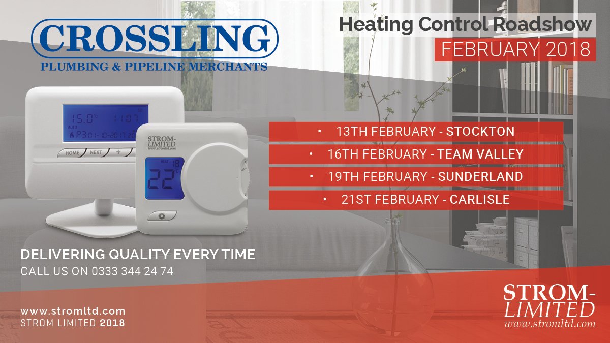 StromLtd's tweet photo. Don't forget to to catch @Derekstromltdc2 Tuesday 13th February for a #Bacon Buttie @CrosslingTside Between 7:30-12:00.
He will be discussing all things and showing the new range of Smart controls.
#StromQuality https://t.co/ti1TzaliQH
