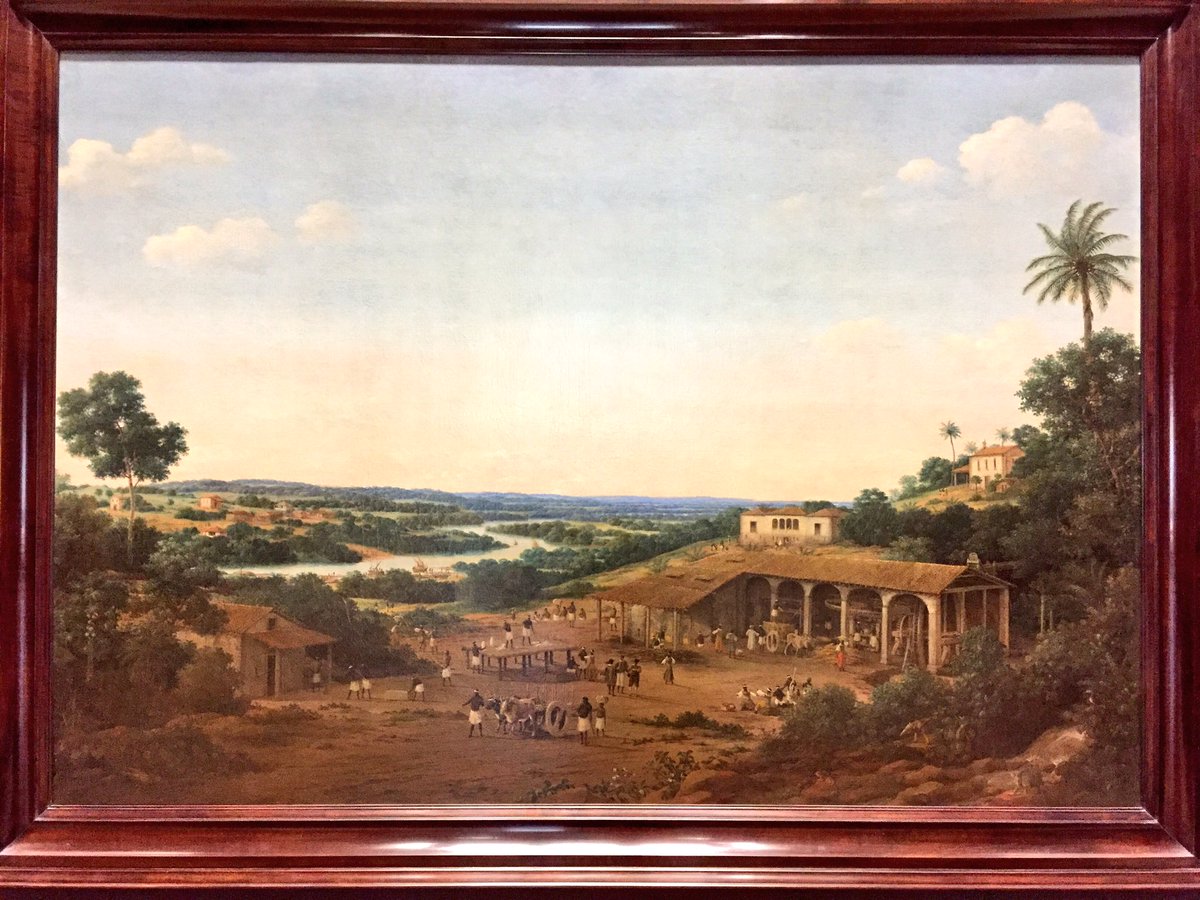 izzo_d's tweet photo. Parmi les toutes premières représentations du #Brésil le peintre néerlandais #FransPost (1612-1680), talentueux paysagiste, dont plusieurs tableaux sont au @MuseeLouvre https://t.co/6rBHbumn4f