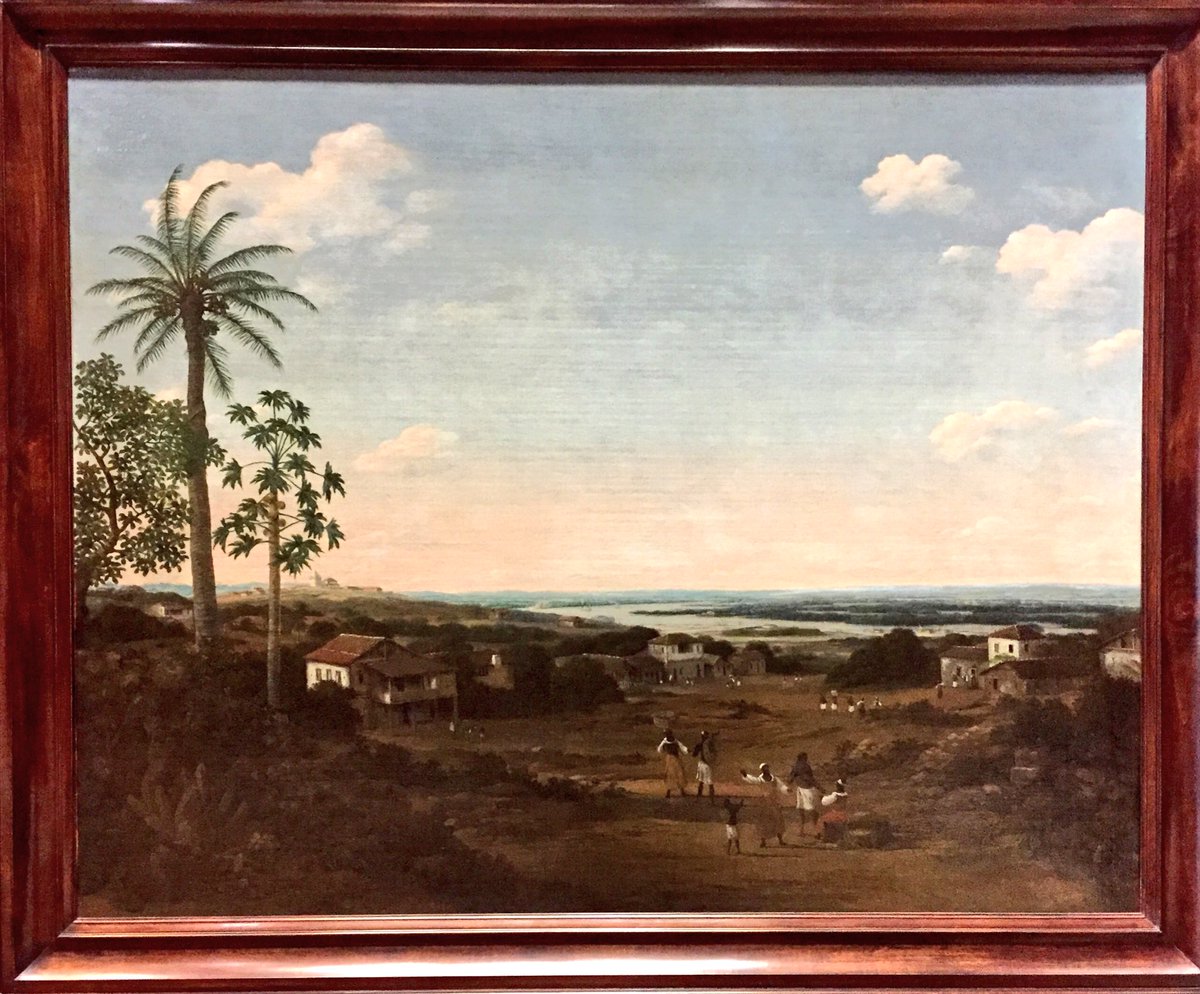 izzo_d's tweet photo. Parmi les toutes premières représentations du #Brésil le peintre néerlandais #FransPost (1612-1680), talentueux paysagiste, dont plusieurs tableaux sont au @MuseeLouvre https://t.co/6rBHbumn4f
