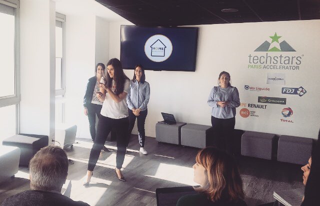 morganesgnrd's tweet photo. Loving the energy of this team of superwomen of @Accorhotels pitching their idea for the Bootcamp @TechstarsParis #TSParis #wowenintech #diversite https://t.co/vrC4iKqfhq