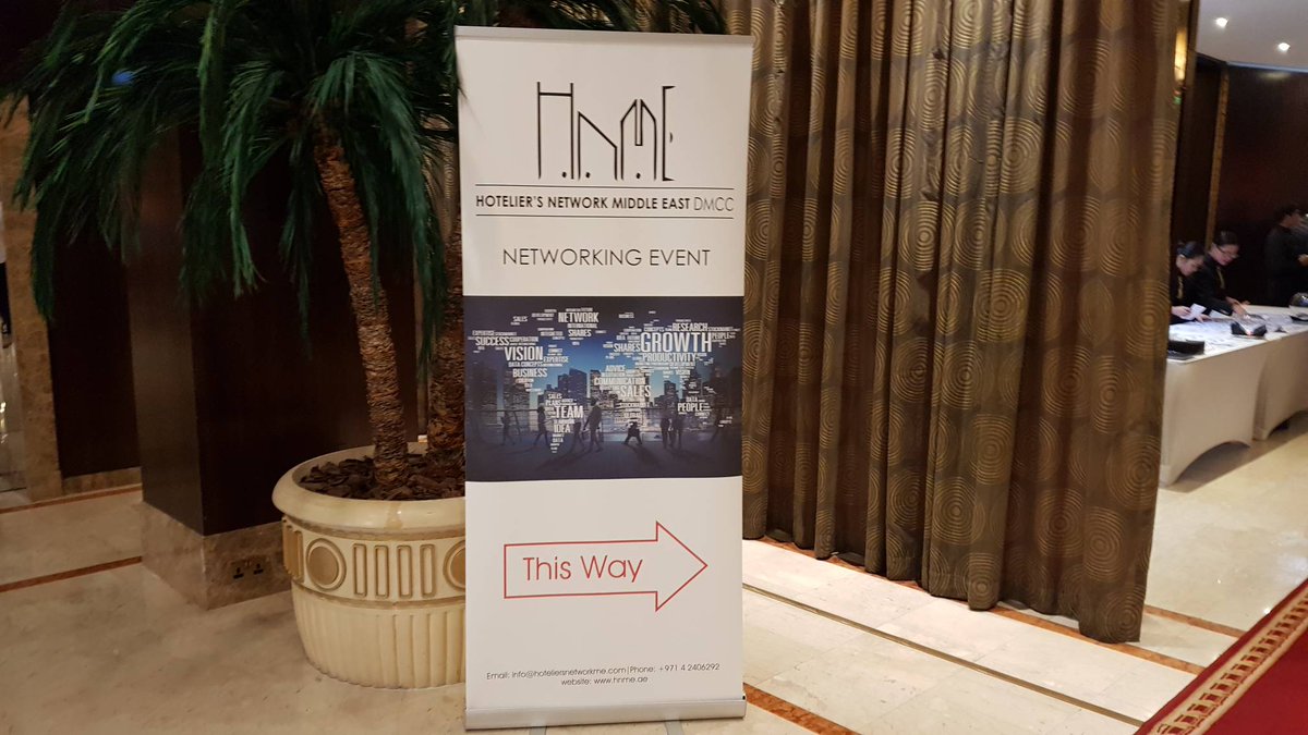 We're at the <a href="/hoteliersnme/">Hotelier's Network</a> in the Hilton, Abu Dhabi! If you're in the area, stop by and visit us!