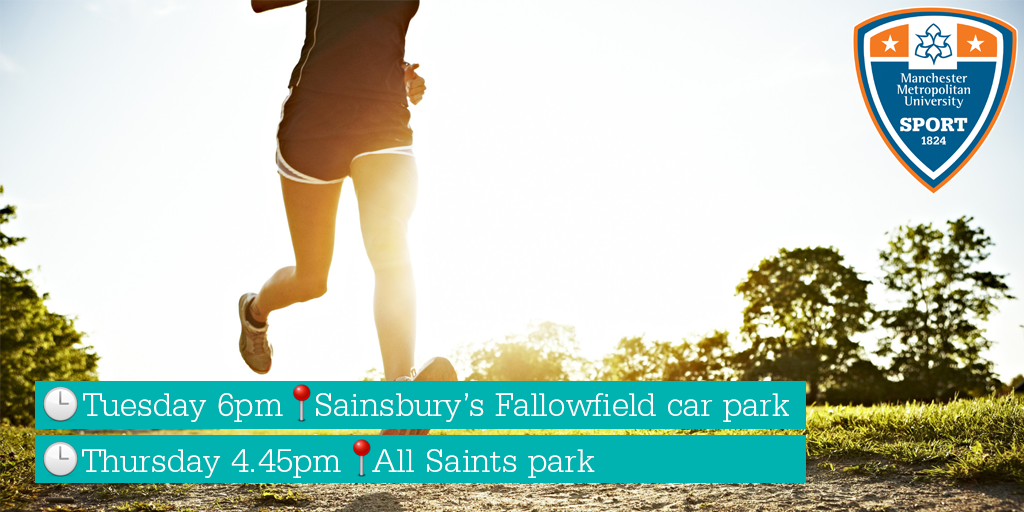 MMUSport's tweet photo. Need #MondayMotivation? 

A recent study conducted by England Athletics found that 89% of runners feel greater levels of happiness as a direct result of running in a group. Why not come along and join in with our jogging clubs 🏃‍♀️ https://t.co/znij709ihC
