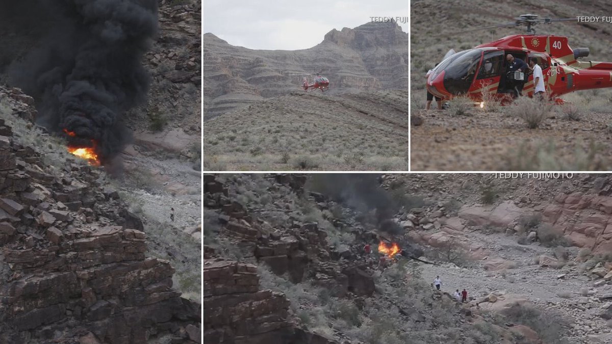 JavierSotoTV's tweet photo. #Developong new details this morning about the deadly helicopter crash at the Grand Canyon. @CameronRidle joins us at 430am on #GMAZ https://t.co/iHnobnNiNx