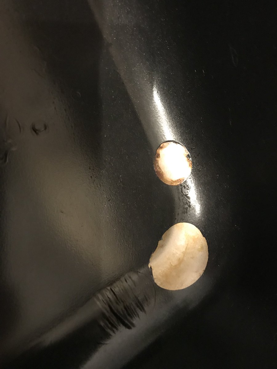 adamcross's tweet photo. @JosephJoseph didn’t last very long? Non stick bubbled and peeled off? https://t.co/FualgoxDqR