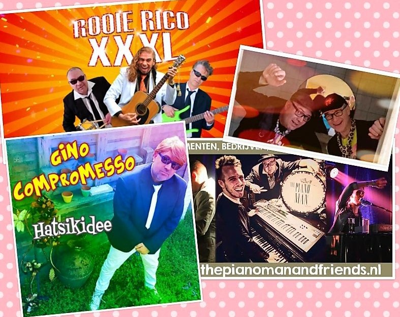 Daar Gaan We Weer! Heerlijk dagje muziek maken! <a href="/ginocompromesso/">Gino Compromesso</a> <a href="/RooieRico/">Rooie Rico</a> <a href="/TPMAF/">The Pianoman & Friends</a> #fijnfisjenie #carnaval #boxtel #hank #rijsbergen