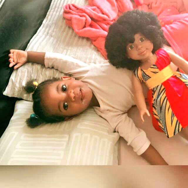 BFFs. Enhle named her doll Africa. we love them both
#Africa