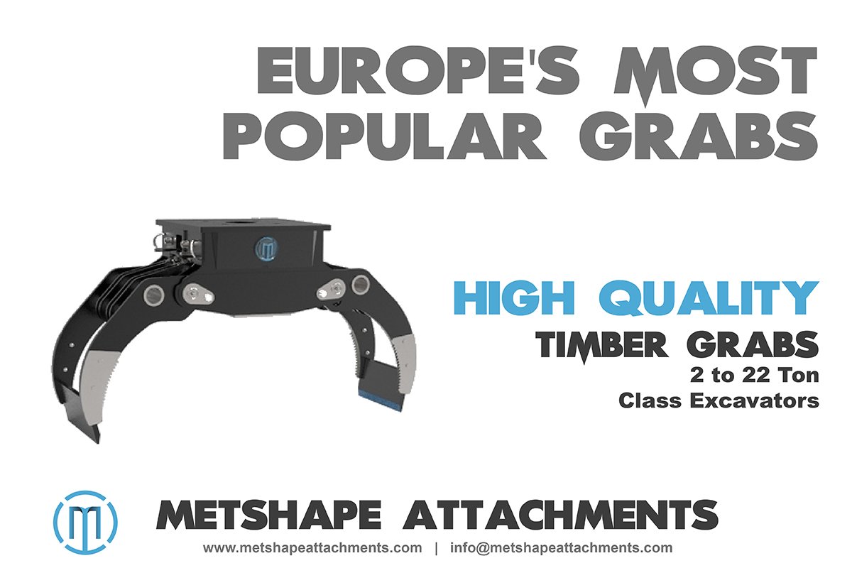 Metshape Attachments Selector Grabs And Timber Grabs. metshapeattachments.com/products
info@metshapeattachments.com

#Excavator #SelectorGrab #HydrauliskKlyper #Sorteringsgripar #Lajittelukourat #Sorteringsklo #TimberGrab #HydrauliskTømmerklo #Tømmerklo #TimmerGrip #Risukoura #Tømmergrab