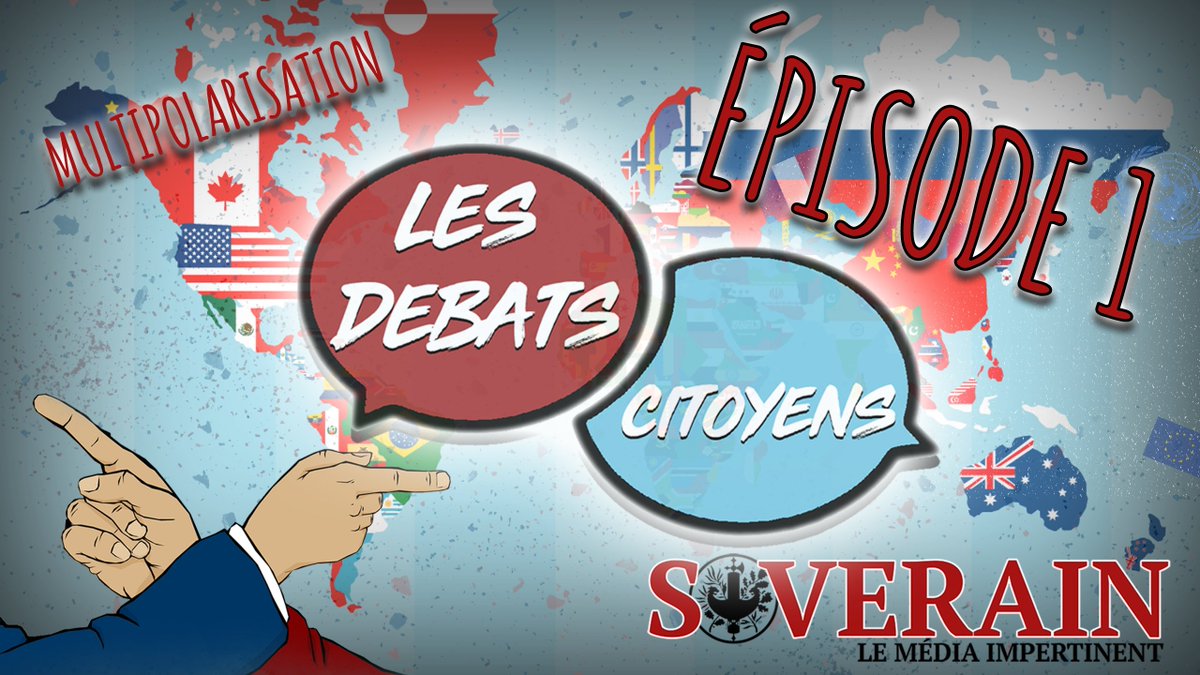 SoverainMedia's tweet photo. Retrouvez notre premier épisode des #Débats #Citoyens :
"La #France va t-elle prendre le train de la #multipolarisation du monde ?"
https://t.co/vuUaF31Isx https://t.co/NQKbGQ4Wxj