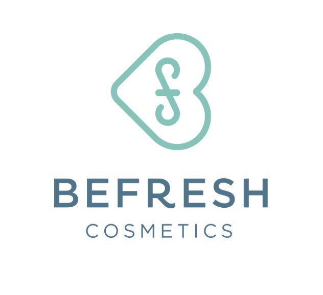 Logo diseñado para la marca de venta online de cosmética natural “BeFresh”, pásate por su web para conocer todos los productos que ofrecen: befreshcosmetics.com
