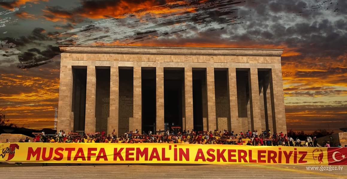 🔈İZMİR'LİYİZ
🔉GÖZTEPE'LİYİZ
🔊MUSTAFA KEMAL'İN ASKERLERİYİZ.

ÇOK ŞÜKÜR. 😉