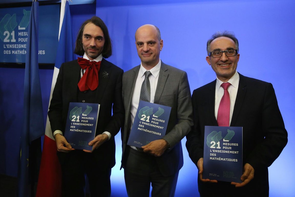 L'excellence mathématique de la France doit bénéficier à tous ses élèves.
Très heureux de présenter aujourd'hui le rapport <a href="/VillaniCedric/">Cédric Villani</a> <a href="/CTorossian_Off/">Charles TOROSSIAN</a> base de notre stratégie future.
21 mesures pour l'enseignement des mathématiques
educ.gouv.fr/c126423 via @EducationFrance