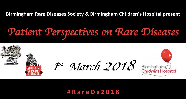 <a href="/BhamMedSoc/">Birmingham MedSoc</a> do you know <a href="/RareBham/">BhamRareSoc</a> &amp; <a href="/Bham_Childrens/">Bham Children's Hosp 💙</a> are hosting Patient Perspectives on Rare Disease on 1st March? Please promote because Bham has many patients with #raredisease and #medstudents can learn a lot from them facebook.com/events/1552043…