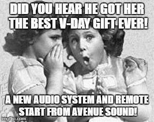 AvenueSound's tweet photo. Valentines Day is just around the corner. Don't worry, Avenue Sound has you covered! #Valentines #GiftCard #supportthesound #remotestart #caraudio https://t.co/c288adkVI7