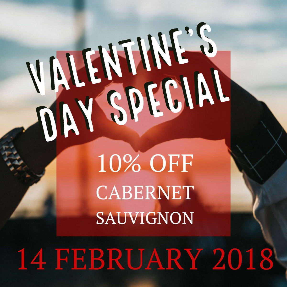 onderkloof_wine's tweet photo. #RT: Valentine's Special this Wednesday only: preorder and collect #CabernetSauvignon at Onderkloof Wine Estate and you will get 10% off your purchase! #ValentinesDay #special #promotion #wine #red #winelover #wineblogger #retweet #visitHelderberg #SomersetWest #Onderkloof https://t.co/75OJDOI12D