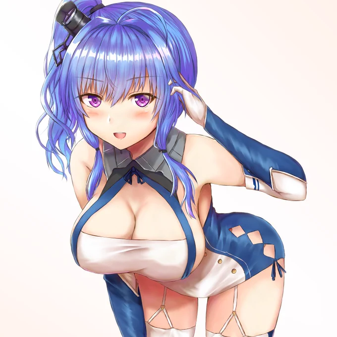 以前建造で出た記念にセントルイスを描いた。 #アズールレーン 