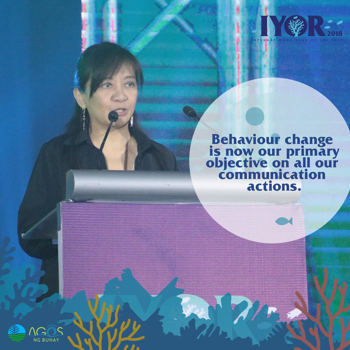denr_agos's tweet photo. READ: DENR-BMB Director Theresa Mundita S. Lim gives the opening message and highlights the importance of our actions in saving our coral reefs. https://t.co/sHbxPWRDgk
