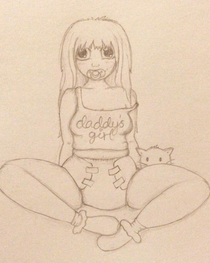 supaberni's tweet photo. Hello Girlcat Doodles--18+ ONLY on Instagram: “Daddy’s girl ---- doodles by me - hello_girlcat --I’m super excited to be... #ABDL https://t.co/u7mXYAVWN4 https://t.co/CZuDDAMC58