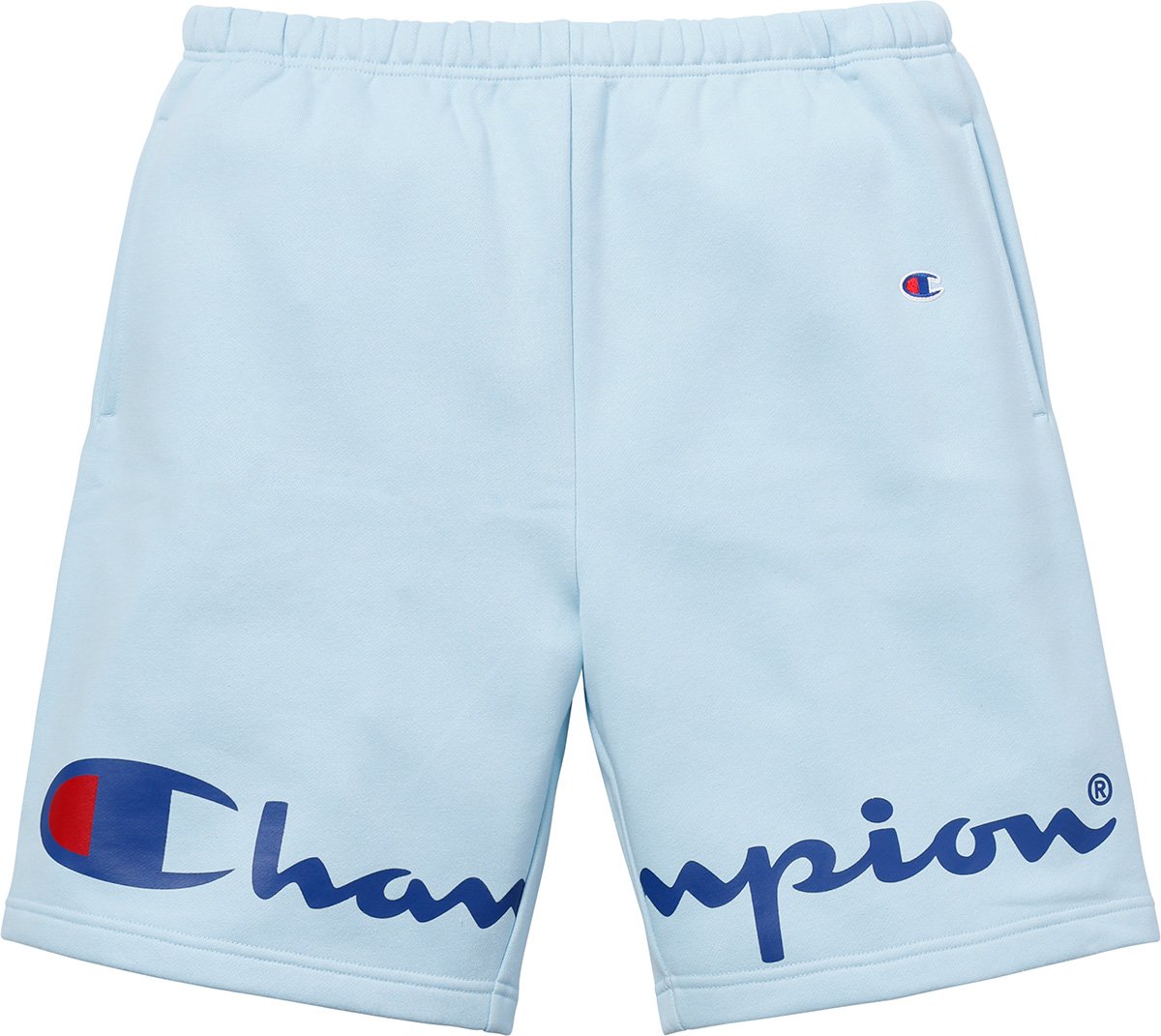 supreme x champion shorts