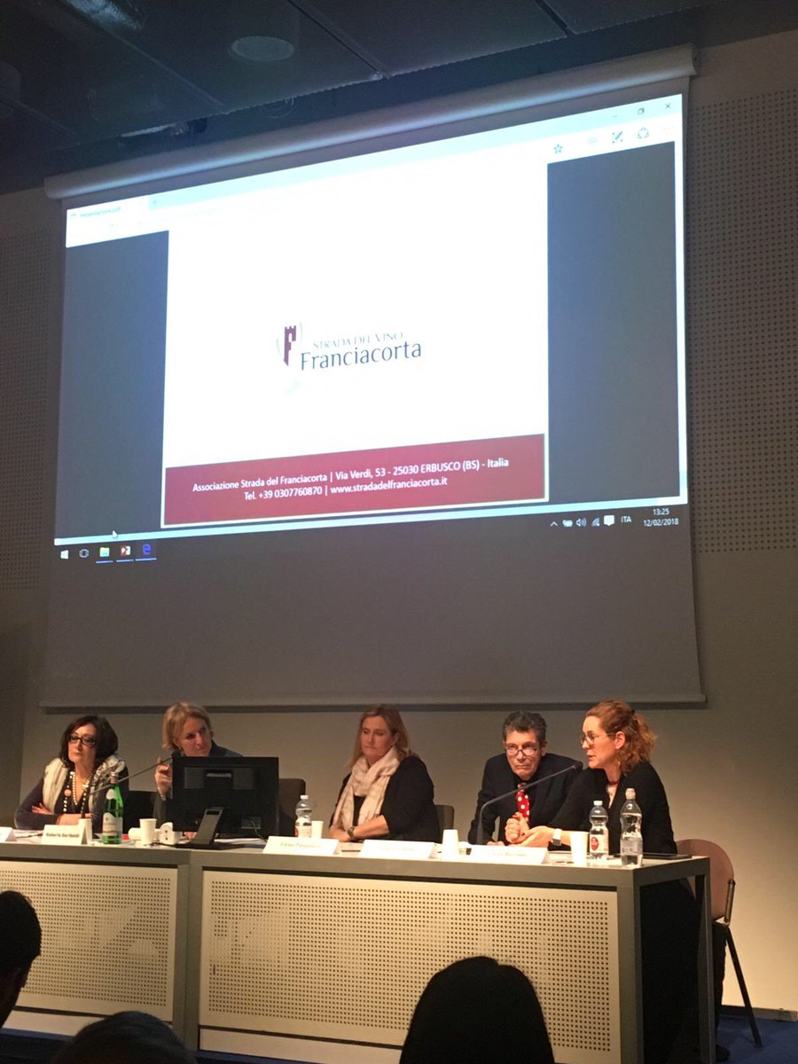 Franciacorta's tweet image. #BIT2018 @UcciB presidente Strada del #Franciacorta: L'84% dei turisti food and wine è attratto dall'esperienza, dall'estetica e dalle emozioni che vengono suscitate dalla visita in cantina e dal territorio circostante.