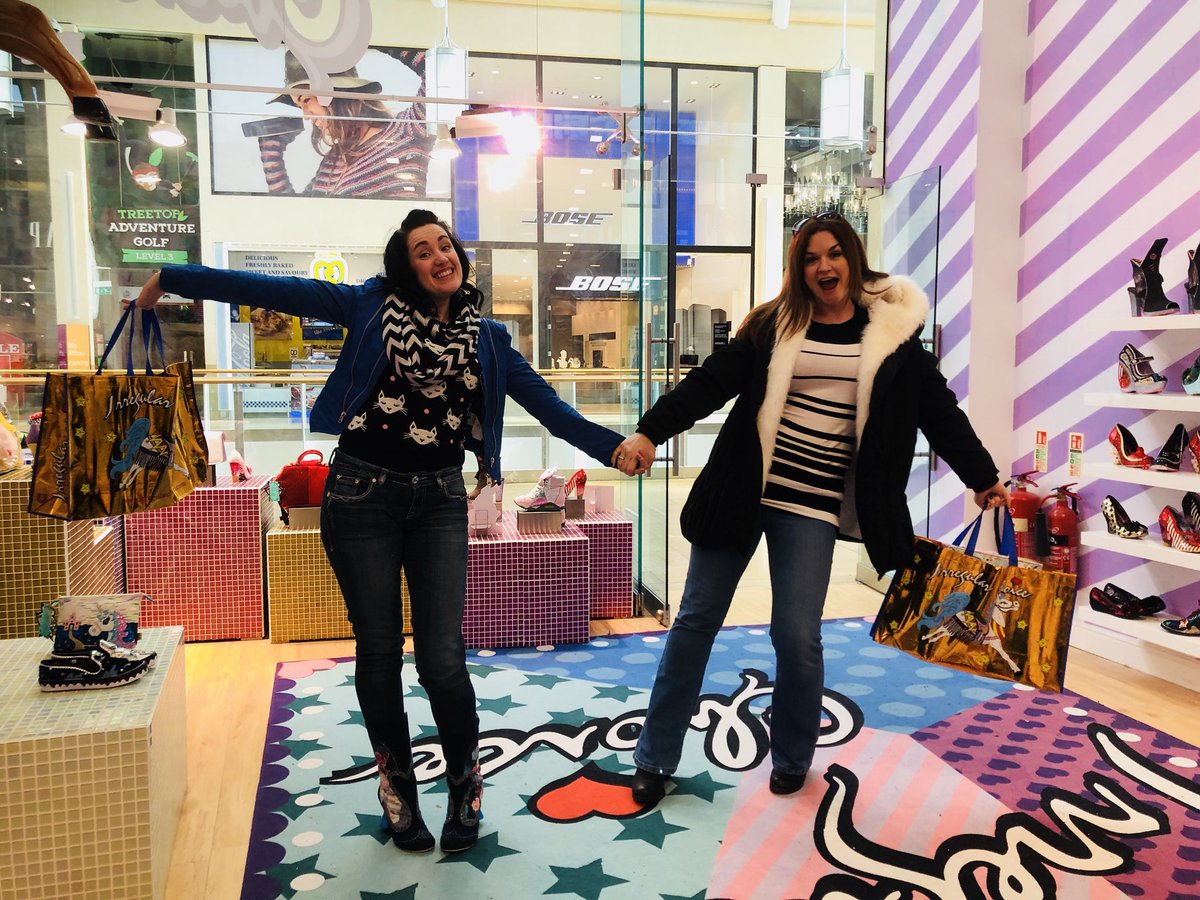 QuirkyKDesigns's tweet photo. @IrregularChoice first time in the irregular choice store! Look how happy she is! https://t.co/IQIjqmtRb8