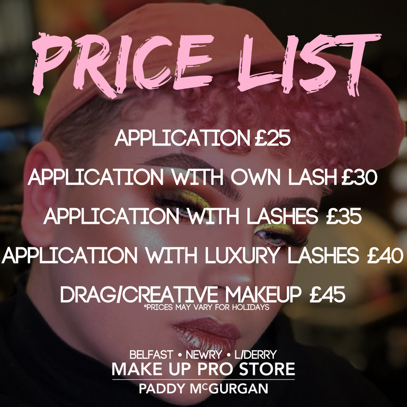 MakeUpProStore's tweet photo. We've been getting a few of you asking our prices for Make Up Applications, so here is our full Price List!
#MakeUpProStore https://t.co/zpN9zon2ow