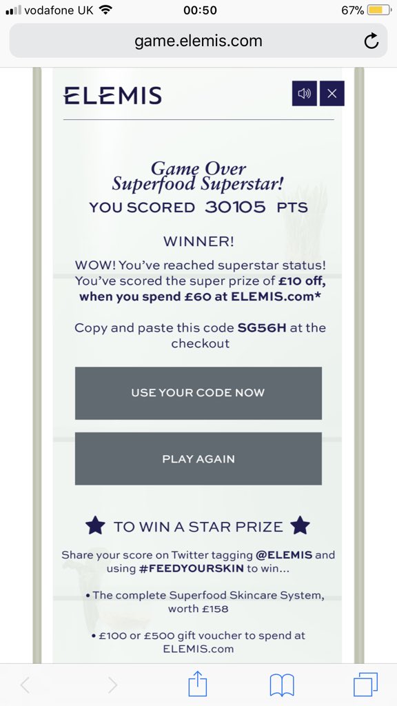 KESARLILY's tweet photo. @Elemis @Elemis Can someone please hand over the crown 👸🏻 already? 🤣 30,105 points! 💃🏻 https://t.co/z7ufYgQ41i