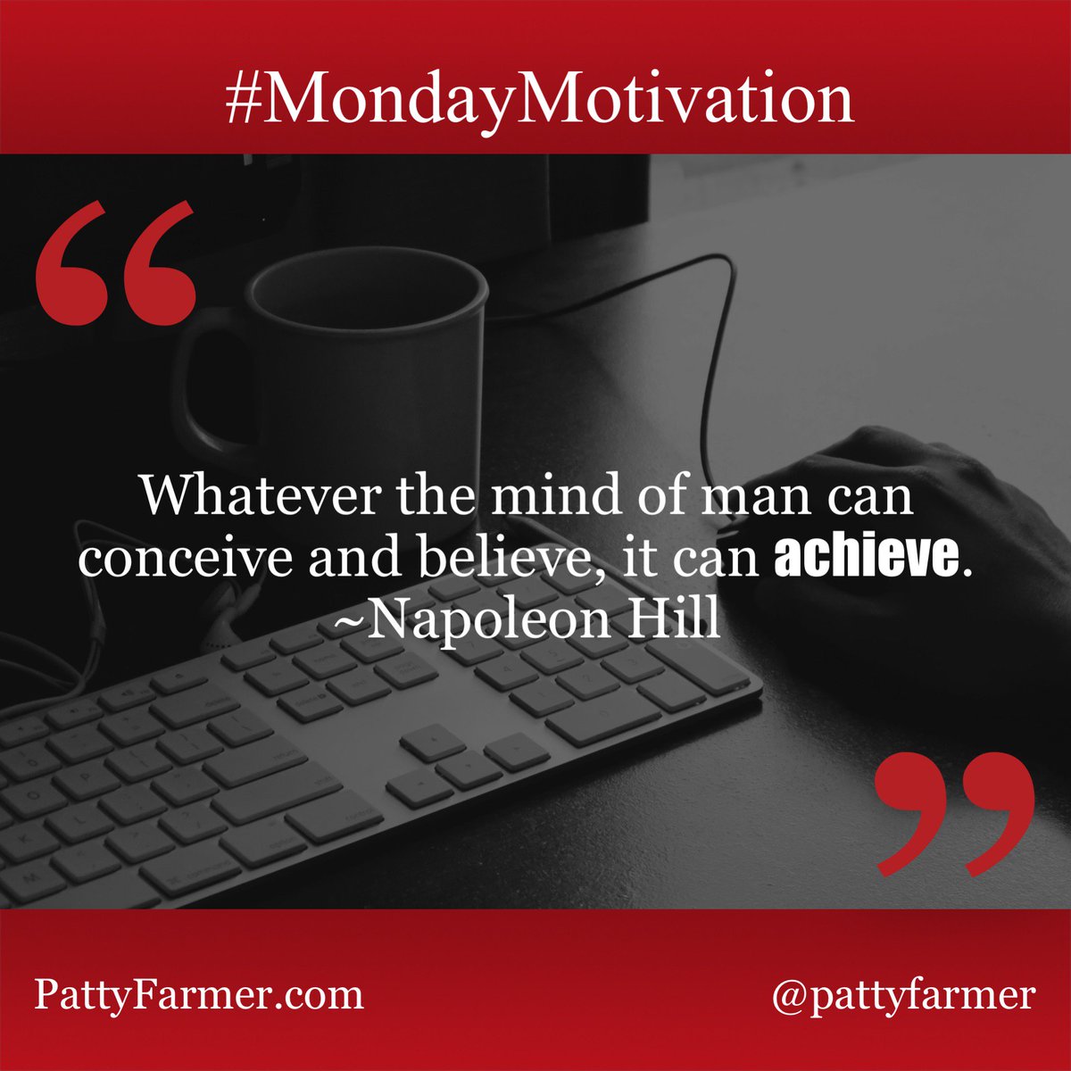 M3MagAndPodcast's tweet photo. #MondayMotivation Conceive it. Believe it. Achieve it. #YouGotThis https://t.co/oCteyDNCS0