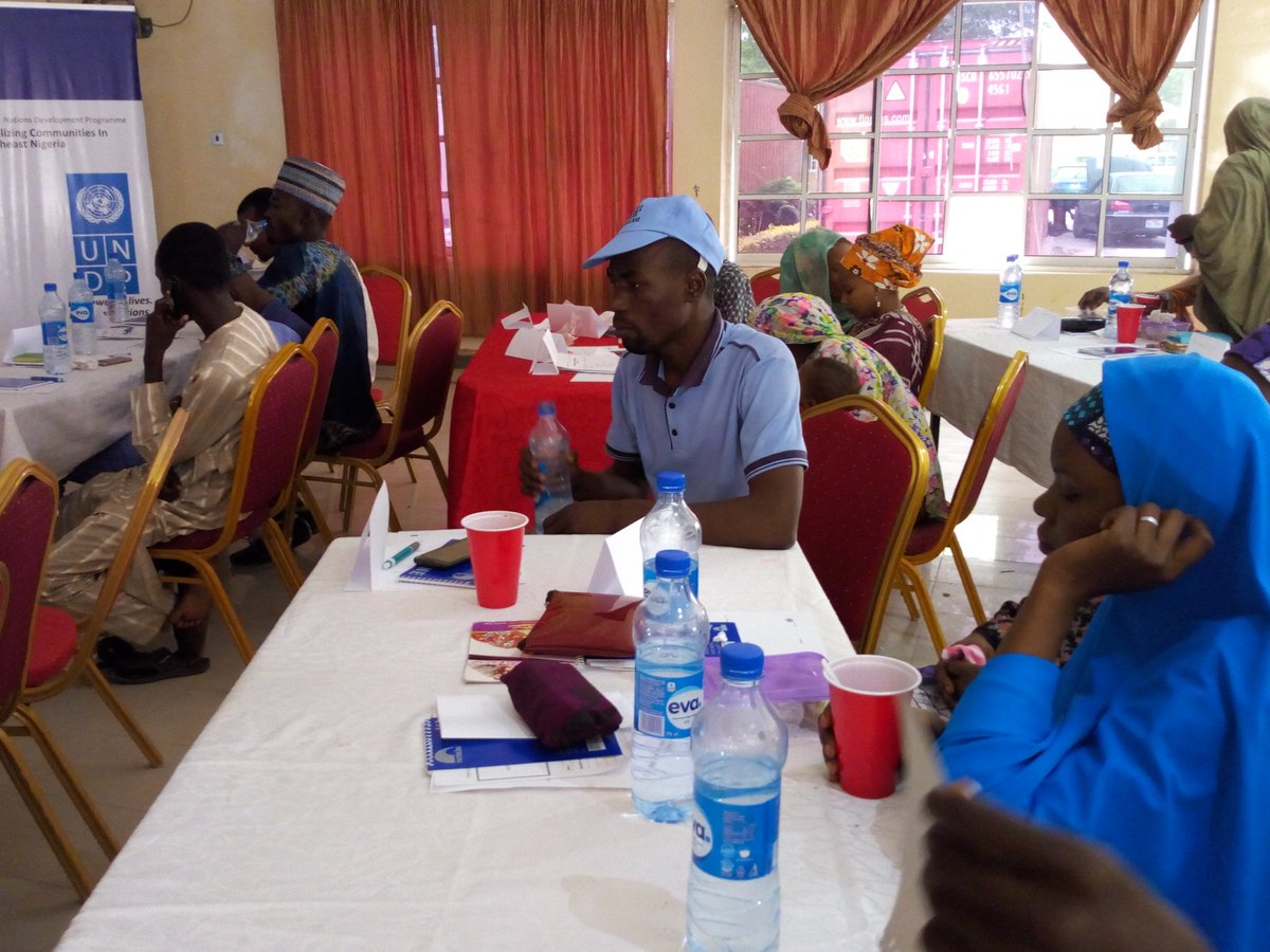 #HappeninNow: @UNDPNigeria sponsored #Entrepreneurshiptraining for #Empowerment & #livelihoodsupport in #Maiduguri, #Bornostate for victims of BokoHaram insurgence in the #Northeast #Nigeria.
Photo credit: UNDP Nigeria/Roy Tor-Bem.