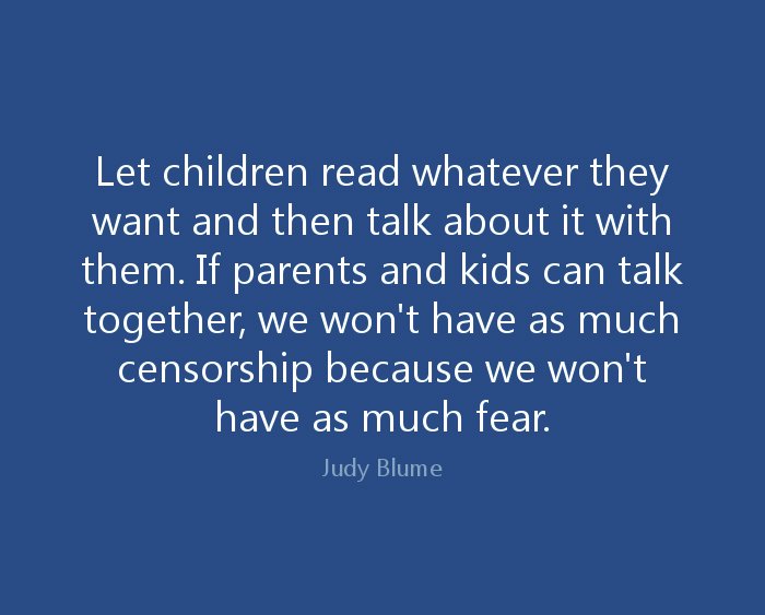 Happy birthday, Judy Blume!  