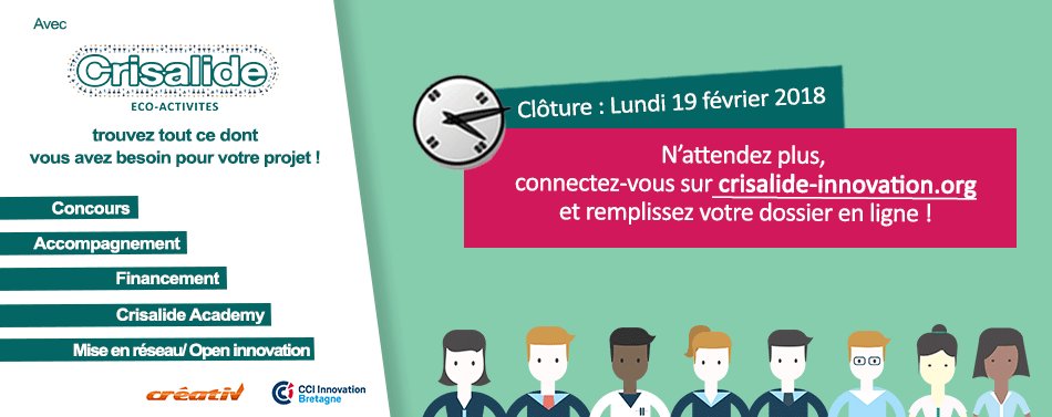 CrisalideEcoAct's tweet photo. 🚀[J-7!] Vous avez besoin d'accompagnement #stratégique, d'intégrer un #reseau de #business, d'#aide à la recherche de #financement...pour votre #projet #ecoactif ? Dépêchez-vous! Envoyez votre dossier @CrisalidEcoAct --> https://t.co/X3yEMAPmfV 🌍 https://t.co/sCq2MEBqay