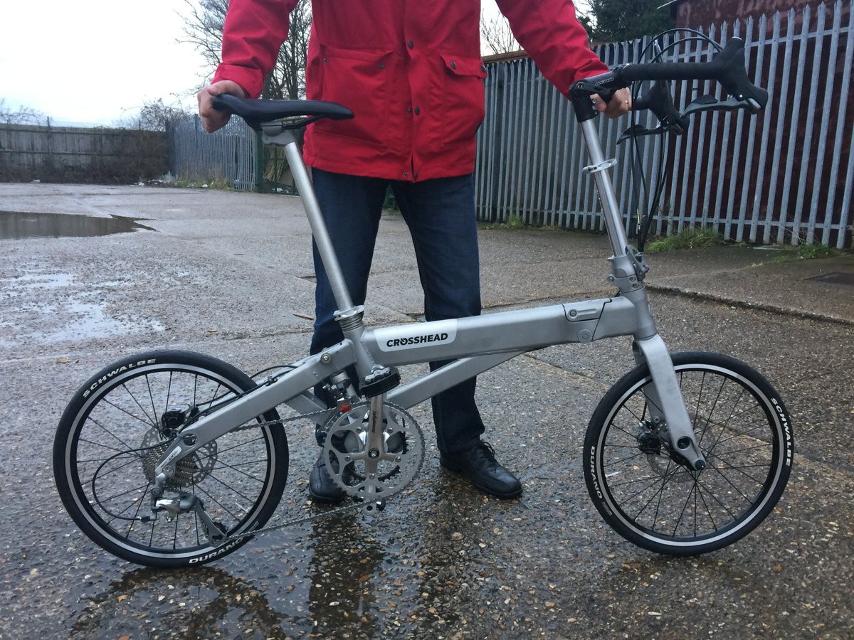 crosshead folding bike