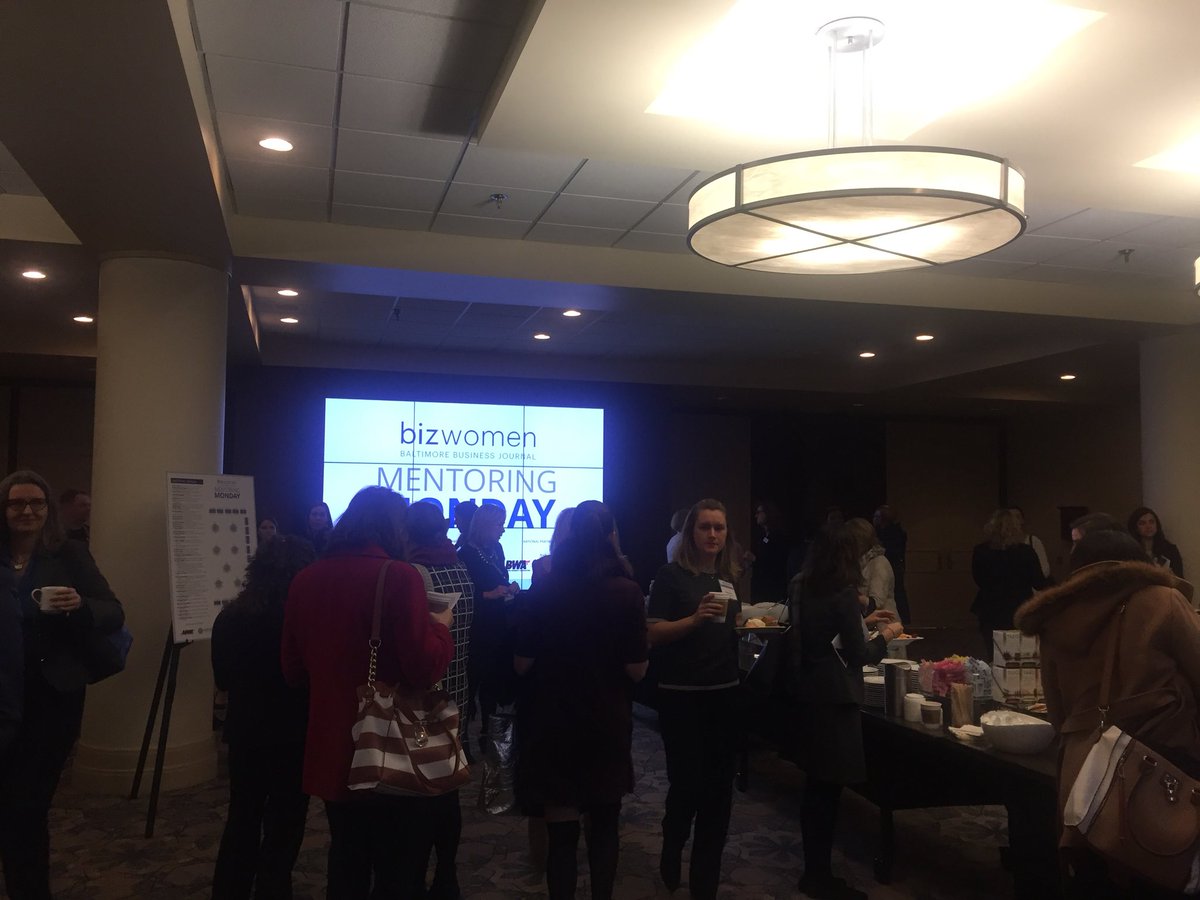 Good morning from <a href="/BaltBizOnline/">Baltimore Business Journal</a> #MentoringMonday 👩🏼‍💼We are here and ready to get things started!