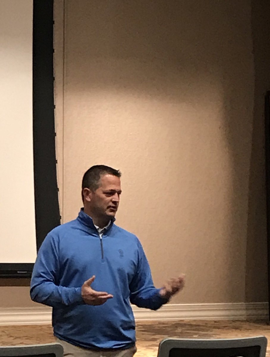 Honored to host <a href="/TN_TriCitiesPGA/">Tri-Cities PGA</a> Chapter meeting and <a href="/1ClevelandClub/">ClevelandCountryClub</a> <a href="/TennPGA/">Tennessee PGA</a> Secretary candidate Lamar Mills this AM.