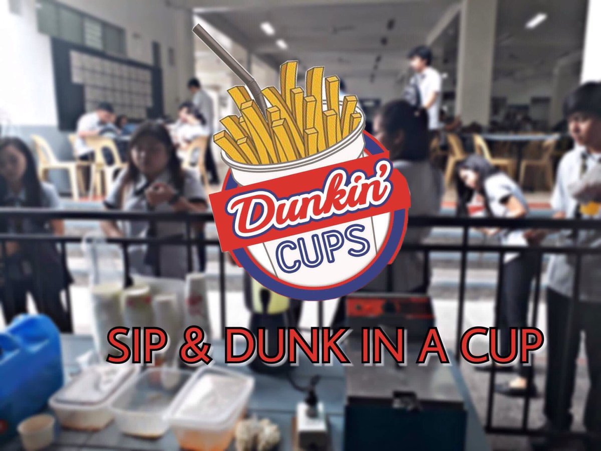 dunkin_cups's tweet photo. DUNKIN' CUPS SERVES IN TIP MANILA!
Thank you for having us TIP! π€
#dunkincups #TIP #flavoredfries #sipanddunkinacup #mondaysoldout https://t.co/e4odcjLyIr